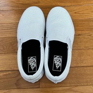 Vans white size 7